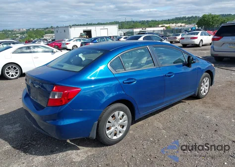 2012 Honda Civic Lx z USA, uszkodzony, nr VIN 19XFB2F50CE319039